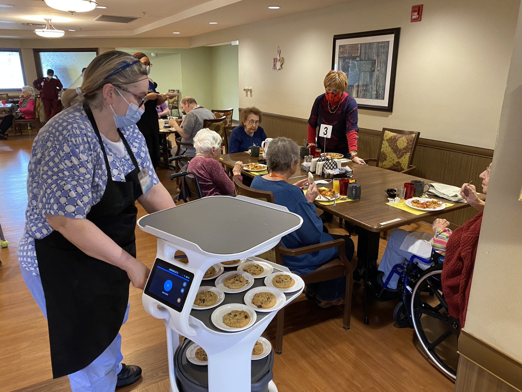 Kelly Wheatley grabs cookies